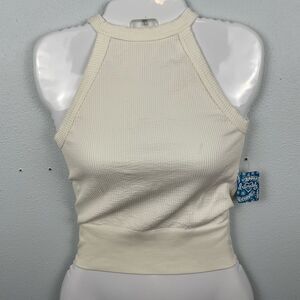 NWT Free People Ivory Crop Top Size XS/S